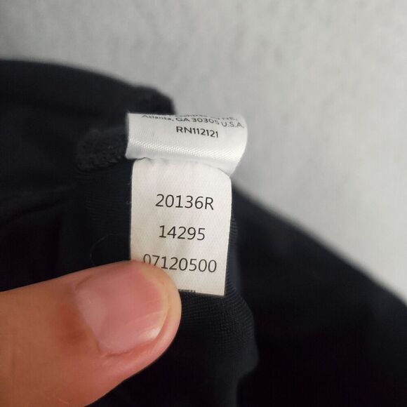 Spanx Women's Flux Leather Style # 14295 Black Mid Rise Moto Leggings Small S - Picture 5 of 6